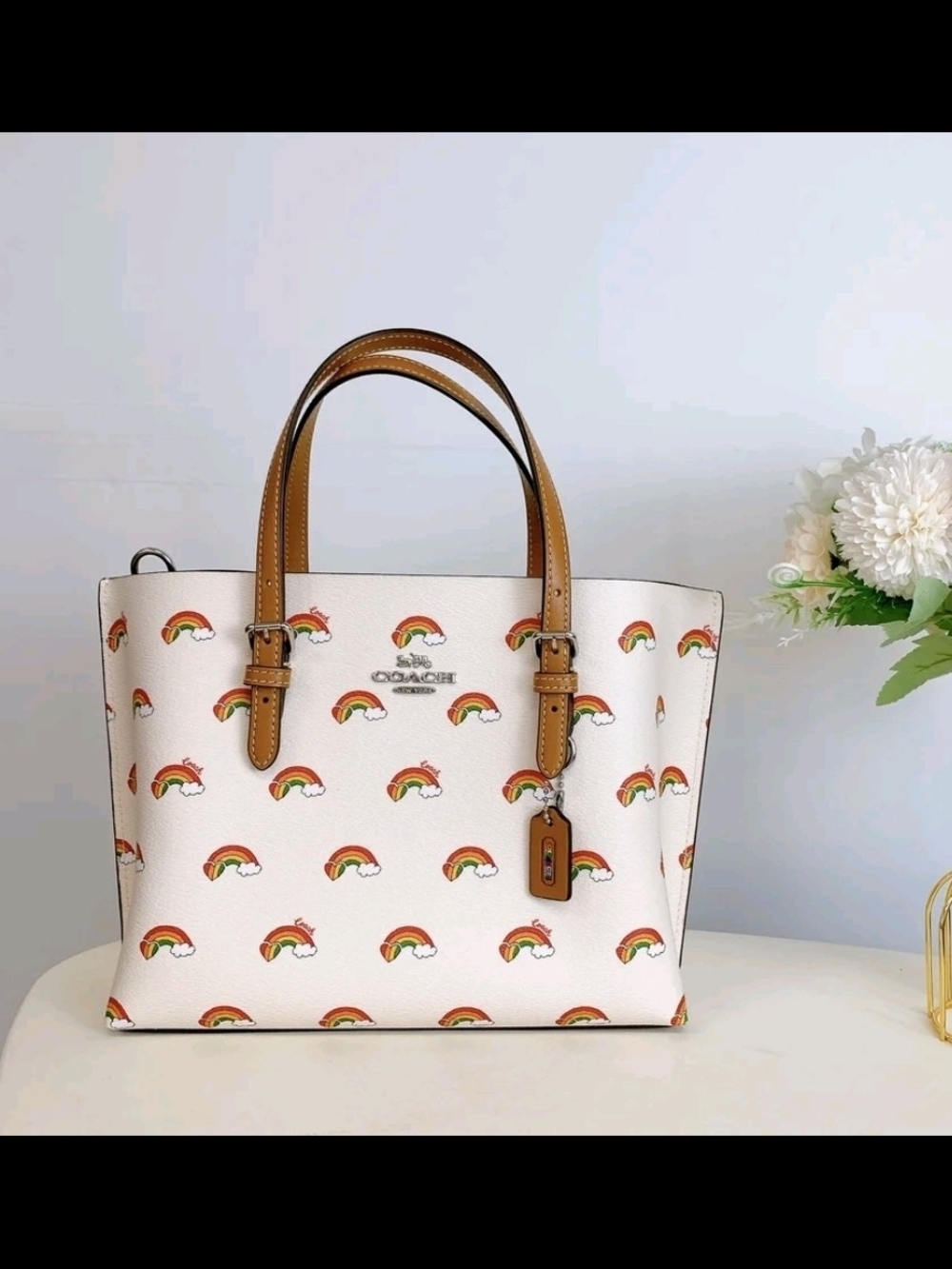 Brand New COACH Mollie Rainbow Tote